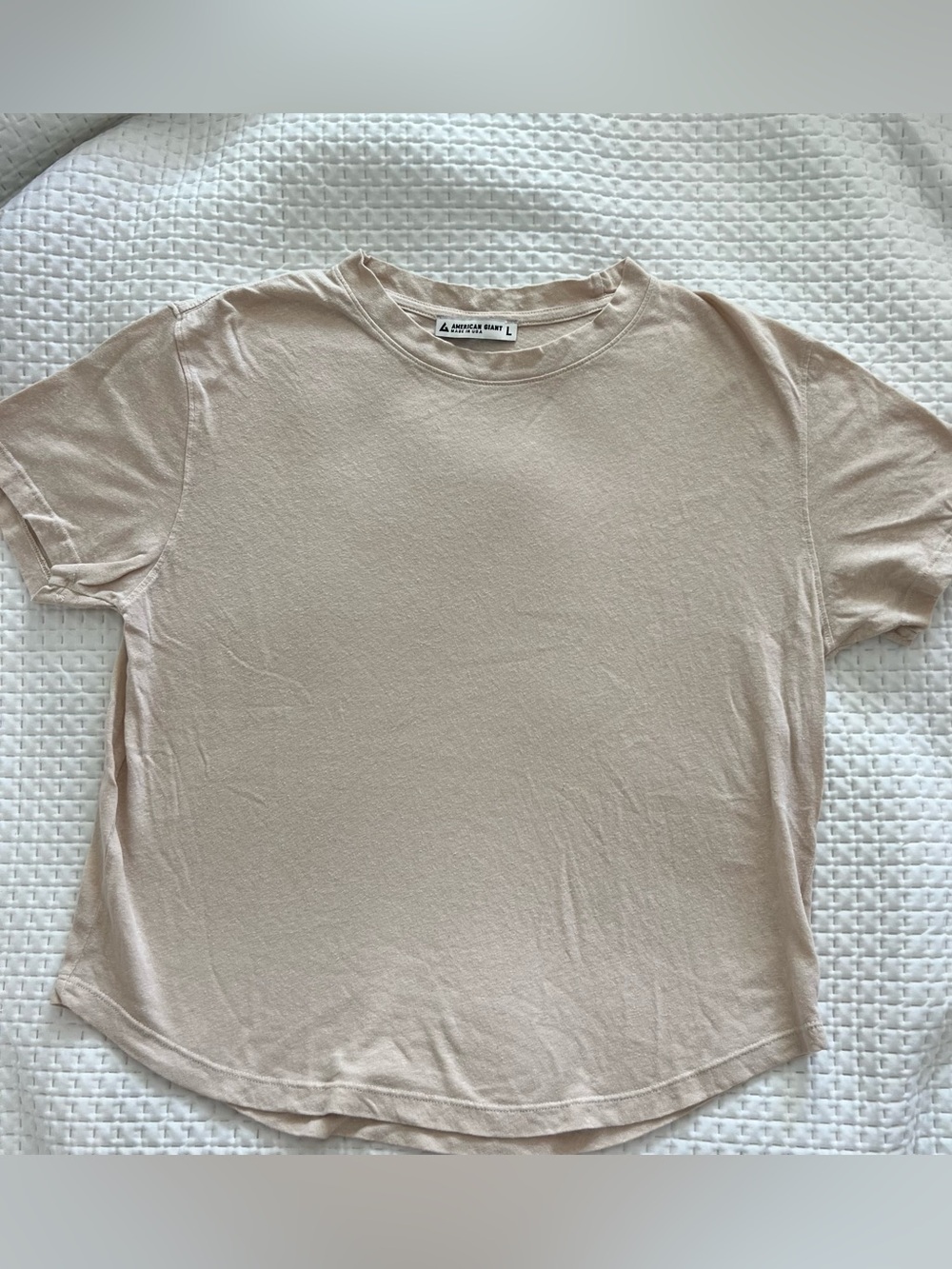 American Giant Beige/Taupe Tee